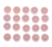 SUPVOX 20 Pezzi Base Cuscinetto Rotante per Forcine Fai da Te Mini Accessori per Forcina a Mulinello Rosa Forniture per Creazioni Artigianali e Decorazioni Chioma