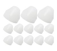 SUPVOX 20 Pezzi Boccole per Penna Bianche in Pe Antiaderenti per Tornitura Penne Isolamento e Resistenza All'usura per Kit Penna e Tornitura