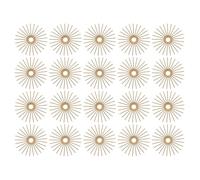 SUPVOX 20 Pezzi Charm Pendente Girasole, Ciondolo Fai da Te in Rame Oro, per Orecchini e Gioielli Diy, Creazione Gioielli Creativi per Famiglia e Amici