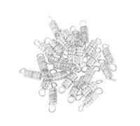 Supvox 20 pezzi di chiusura per gioielli in rame tappo a vite per collana braccialetto accessori fai da te chiusure con chiusura di sicurezza