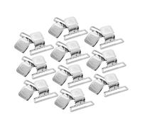 SUPVOX 20 Pezzi Fibbia A Becco D'Anatra Fibbie In Metallo Per Tute Fibbie Per Bretelle Fibbie Per Tute Fibbie In Metallo Per Tute Fibbie Per Cinture Da Salopette Fibbie Per