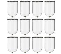 SUPVOX 20 Pezzi Mini Bottiglie di Vetro Trasparente Tappo a Gancio, Accessori per Creazioni Fai da Te e Decorazioni da Scrivania, Forniture Artigianali per Gioielli e Ornamenti Fatti