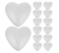 SUPVOX 20 Pezzi Palline in Schiuma a Forma di Cuore Bianche per Decorazioni Fai-da-Te per Feste e Matrimoni Materiali per Crafting Creativo