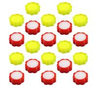 SUPVOX 20 Pezzi Spugna per Bagnare le Dita a Forma di Fiore, Umidificatore Dita per Contare Soldi e Documenti, Accessorio Ufficio per Contabili e Bancari, Presa Comoda e Durevole