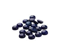 SUPVOX 20 Pz Lapislazzuli Cabochon Posteriori Abbellimenti Pietre Semicircolari Perline Semi Cupola Gemme Collana Accessori per Gioielli Fai da Te Scrapbooking Fare 10Mm