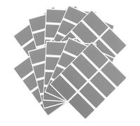 SUPVOX 200 Adesivi Gratifica Gioca Fai da Te Grattabili 23x42mm Grigio Etichette Premio Autoadesive per Giochi, Regali e Decorazioni Festa