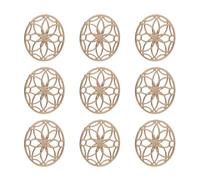 SUPVOX 200 Pezzi Ciondoli in Rame a Forma di Fiore Color Oro Chiaro Anello Staccabile per Creazione di Gioielli Fai da Te, Accessori Pendenti per Collane, Braccialetti e Orecchini