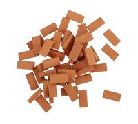 SUPVOX 200pezzi Mini Mattoni in Argilla Miniatura Per Paesaggi e Decorazioni Fai Da Te Kit Mattoncini Per Giardino e Aiuole Accessori Per Tavoli Sabbia e Modelli Architettonici