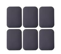 SUPVOX 20pezzi Placche Metalliche Adesive Nere per Supporto Magnetico Cellulare Auto Piastre in Ferro Sottili con Adesivo per Montaggio Facile su Smartphone e Tablet
