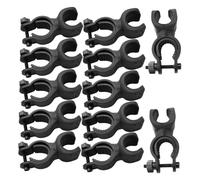 SUPVOX 20pezzi Staffa di Estensione Permpada da Bici Supporto per Bastone per Sedia Rotelle Clip per Bastone da Passeggio Staffa per Torcia Elettrica Morsetto per Scooter per Mobilità