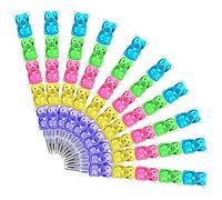 SUPVOX 24 Matite Impilabili per Design Cartoon Leggere e Divertenti per Scuola Ufficio e Feste Compleanno