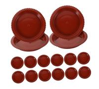 SUPVOX 24 Pezzi Sottovasi Plastica per Piante da Ed Esterno Vassoi Drenaggio Resistenti Intemperie per Balcone e
