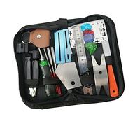 SUPVOX 24pezzi Attrezzi Per Riparazione Chitarra Cacciavite Ruler Per Azione Corde Per Tasti Protezione Per Tastiera Kit Completo Per Chitarra Elettrica e