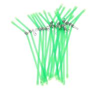 SUPVOX 25 Pezzi Accessori per La Pesca a Spinning Girella a Scatto da Pesca Clip di Rilascio Connettore Girevole per Principianti Light Green