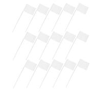 SUPVOX 25 Pezzi Bandiere Segnalazione per e Facili da Installare Marker Flags Inossidabile per Misurazioni e Segnalazioni Esterni
