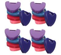 SUPVOX 25 Pezzi Custodie Porta Plettri Chitarra Triangolari Mini Portatili per Banjo Basso Ukulele Organizer Plettro Colorati Resistenti e Leggeri per Musicisti