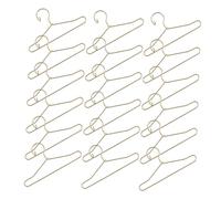 SUPVOX 25 pezzi Mini Appendiabiti in Ferro Vintage per Bambole Casa delle Bambole Grucce Piccole in Metallo Resistente Accessori Miniature per Uso Domestico e Gioco Creativo