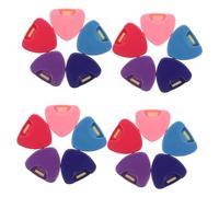 SUPVOX 25 Pezzi Organizzatore Triangolare Portatile Per Strumenti A Basso Mini Ukulele Banjo Accessori Per L'Organizzazione Plettro Per Plettri Per Chitarra Supporto Musicale