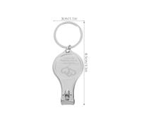 SUPVOX 25 pezzi portachiavi tagliaunghie con apribottiglie portachiavi portatile in acciaio inossidabile per viaggi, avventure all'aperto e forniture per feste