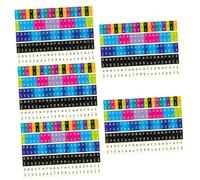 SUPVOX 25pezzi Adesivi Colorati Per Kalimba Da Stickers Per Pianoforte Adesivi Per Note Musicali Per Principianti Facili Da Applicare e Le Chiavi Materiale Resistente e Leggero