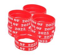 SUPVOX 25pezzi Braccialetti in Silicone Per Della Classe Del Decorativi Riutilizzabili Per Feste Scolastiche e Commemorativi