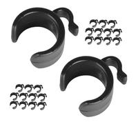 SUPVOX 25pezzi Supporto Per Microfono Clip Per Supporto Per Clip Fissaggio Per Staffe Per Morsetti Per Per Braccio Microfono Per Cavo in Plastica Resistente e Durevole