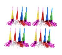 SUPVOX 25pezzi Trombettieri Frange Per Feste Scoppiettanti Corni Per Feste Compleanno e Festival Materiali Sicuri e Facili Da Usare
