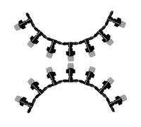 SUPVOX 25pezzi Ugello Irrigazione Nebulizzazione Regolabile per Irrigazione da Testina Spruzzo in Plastica per Microirrigatore Connettore per Spruzzatore d Parte per