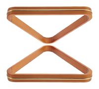 SUPVOX 2pcs biliardo stecca palla triangolo rack biliardo palla rack triangolo in legno per snooker
