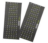 SUPVOX 2pezzi Accessori Per Chitarra Adesivi Per Scale Di Chitarra Adesivi Per Tastiere Di Per Accordi Di Per Esercitarsi La Facile Da Installare e Riapplicare Senza Lasciare Tracce