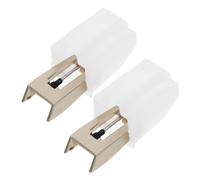 SUPVOX 2pezzi Ago Per Giradischi in Lega Alluminio Per Dischi in Vinile Sostituzione Puntina Per Giradischi Vintage e Fonografo