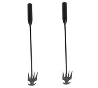 SUPVOX 2pezzi Attrezzo Multifunzionale Per Sarchiatore in Acciaio Inossidabile Sarchiatore Manuale Per Rimozione Delle Erbacce Coltivatore Da Compatto e Leggero Per Giardinaggio All