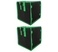 SUPVOX 2pezzi Borsa Da Piantagione Quadrata Non Sacchetto Resistente Per Piante Manici Robusti e Traspirantper Crescita Uniforme Della Radice