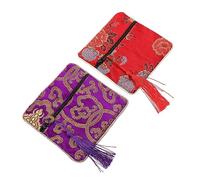 SUPVOX 2pezzi Borsa Delicata Per Unghie Pipa Porta Nastro Adesivo Elegante Astuccio Per Orecchini e Porta Monete Realizzata Materiali