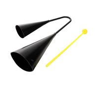 SUPVOX 2pezzi Campana Metallo Per Strumenti Musicali Campanaccio Resistente Per Esterni Inclusa Martello Per Eventi Sportivi e Celebrazioni