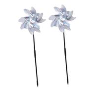 SUPVOX 2pezzi Girandole Giocattolo Forma di Mulino Vento Strumento per Allontanare Gli Animali dal Vento Gadget per Casa per Giardino Prato Punti Panoramici