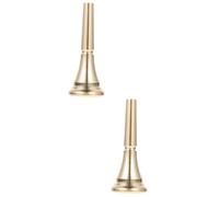 SUPVOX 2pezzi Horn Replacement Part Brass Portable Accessory for Beginners and Professionals for Concerts and Gatherings