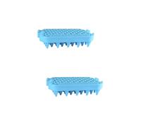 SUPVOX 2pezzi Pet Bath Massage Brush Per Pettine Per e Silicone Strumento Per La Del e Rimozione Morto Per Domestici