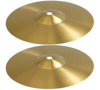 SUPVOX 2pezzi Piatto Per Batteria in Set Di Piatti Splash Accessori Per Strumenti Musicali Crash Piatto Batteria Adatto Per Batterie e Jazz