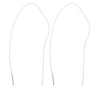 SUPVOX 2pezzi Pickup per Chitarra Folk Acustica da Cavo Sotto la Sella per Esibizioni e Pratica Adatto Chitarre Acustiche e Sellette in Metallo Accessori per Strumenti Musicali