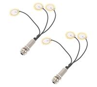 SUPVOX 2pezzi Pickup Piezoelettrico Autoadesivo Pz Trasduttore Microfono Contatto Per Chitarra Acustica Amplificatore Audio Portatile Ad Alta Sensibilità Per Strumenti Musicali Multiuso s