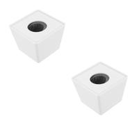 SUPVOX 2pezzi Stazione Bandiera Per Microfono Wireless Copertura Mic Per Interviste Design Compatto e Personalizzabile Per Eventi e Conferenze Materiale e Schiumoso Resistente