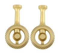 SUPVOX 2pezzi Testa Bruciatore Gas in Ferro per Fornelli da Cucina Superficie Facile da Pulire e Distribuzione Uniforme della Fiamma per Cucina Domestica