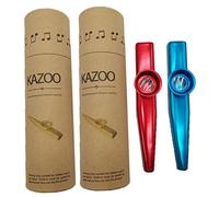 SUPVOX 2sets Kazoo in Metallo Vintage Strumenti Musicali Facili Kazoo Per Principianti Portatile e Robusto Per Chitarra e Ukulele