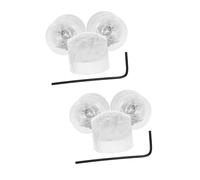 SUPVOX 2sets Pomelli Per Chitarra Elettrica Chiave Manopole Regolabili Bianca Per Controllo Potenziometri Volume e Facili Da Installare