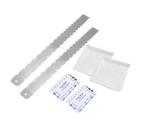 SUPVOX 2sets Righello Per Manico Chitarra Dritto Dentellato Kit Strumenti Per Liutaio Per Azione Delle Corde e Misuratore Per Altezza Delle Corde Del Fret Rocker Accessori Per Chitarra in