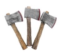 SUPVOX 3 ASCE Sangue Realistiche per Halloween Accessori Costume Spaventosi per Feste Tema Pirati e Case Infestate Decorazioni Resistenti per Esterni