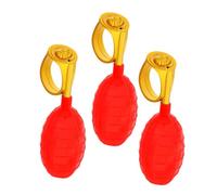SUPVOX 3 Pezzi Anelli Spruzzatori D’Acqua Rossi per Scherzi, Giocattoli Parodia per Feste e Giochi Pesce D’aprile, Accessori Divertenti per attività Indoor e Outdoor