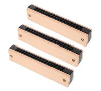 SUPVOX 3 Pezzi Armoniche Kit Didattico con Doppia Riga Strumenti Musicali per Apprendimento e La Creatività per Ragazza