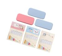 SUPVOX 3 Pezzi cancelleria per case delle bambole ragazze Bambola mini cancelleria mini astuccio accessori adornare contenitore per matite in miniatura per bambole astuccio mini casa lega